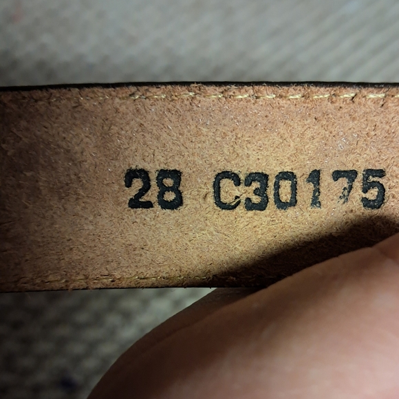 Justin Top Grain Leather Tooled Belt Size 28 NWOT Made in USA Western Floral - Picture 4 of 8